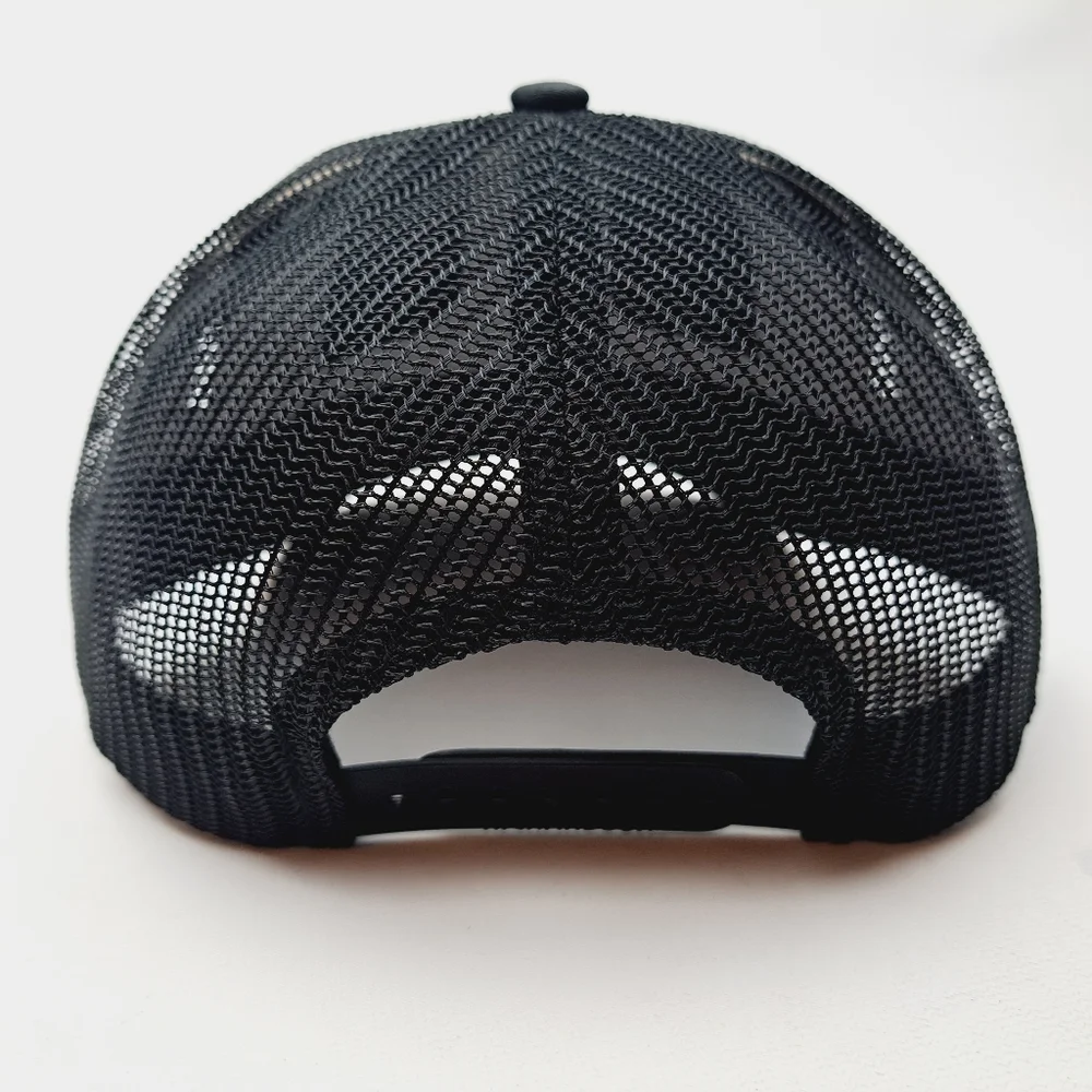 Richardson 112 Youth Trucker  Mesh Snapback Cap Hat Black Blank